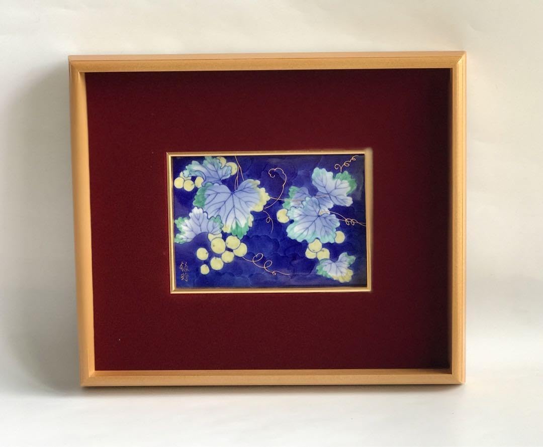 陶板画 ぶどう 陶板画 ぶどう